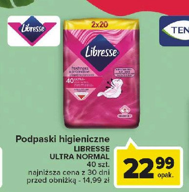 Podpaski ultra+ Libresse promocja