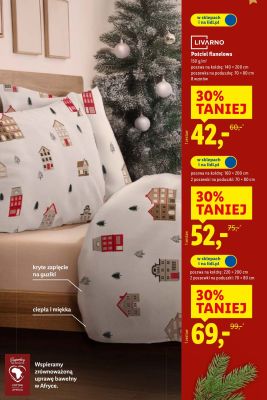 Pościel flanelowa LIVARNO poszwa na kołdrę 140 × 200 cm poszewka na poduszkę 70 × 80 cm 8 wzorów promocja w Lidl
