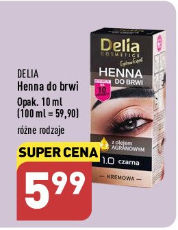 Henna 1.0 Delia henna do brwi promocja