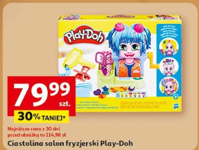 Ciastolina salon fryzjerski Play-Doh promocja w Auchan
