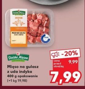 Mięso na gulasz z indyka Stoisko mięsne promocja