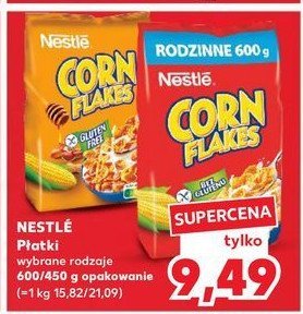 Płatki śniadaniowe bez glutenu z miodem Nestle corn flakes Corn flakes (nestle) promocja w Kaufland
