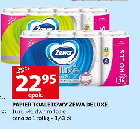 Papier toaletowy delicate care Zewa promocje