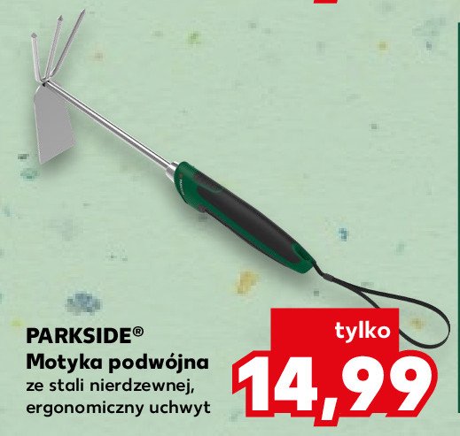 Motyka podwójna Parkside promocja w Kaufland