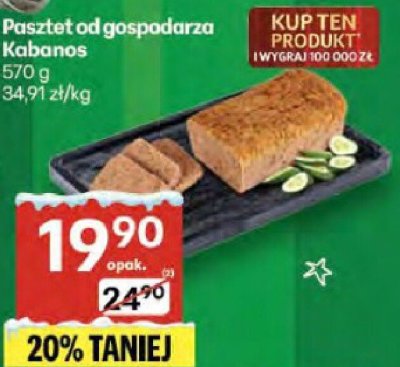 Pasztet od gospodarza Kabanos promocja w Delikatesy Centrum