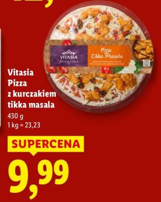 Pizza z kurczakiem tikka masala Vitasia promocja w Lidl