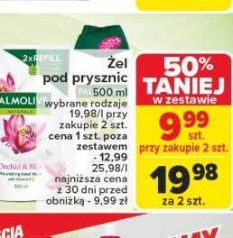 Płyn do kąpieli mleko i orchidea Palmolive naturals promocja