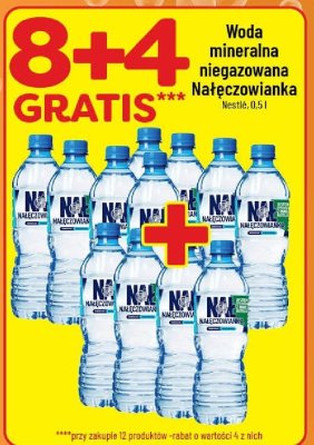 Woda mineralna niegazowana Nałęczowianka Nestlé promocja w POLOmarket