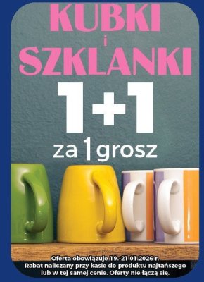 Kubki i szklanki różne rodzaje promocja w TOPAZ