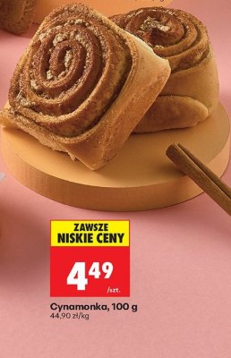 Cynamonka 100g promocja w Biedronka