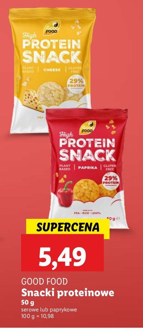 Snacki paprykowe Good food promocja