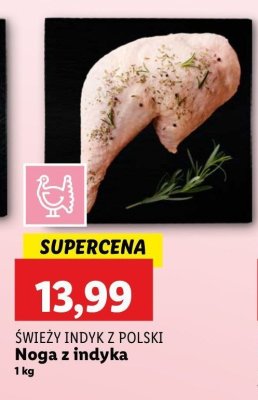 Noga z indyka Świeży indyk z polski promocja