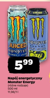 Napój energetyczny, różne rodzaje promocja w Netto