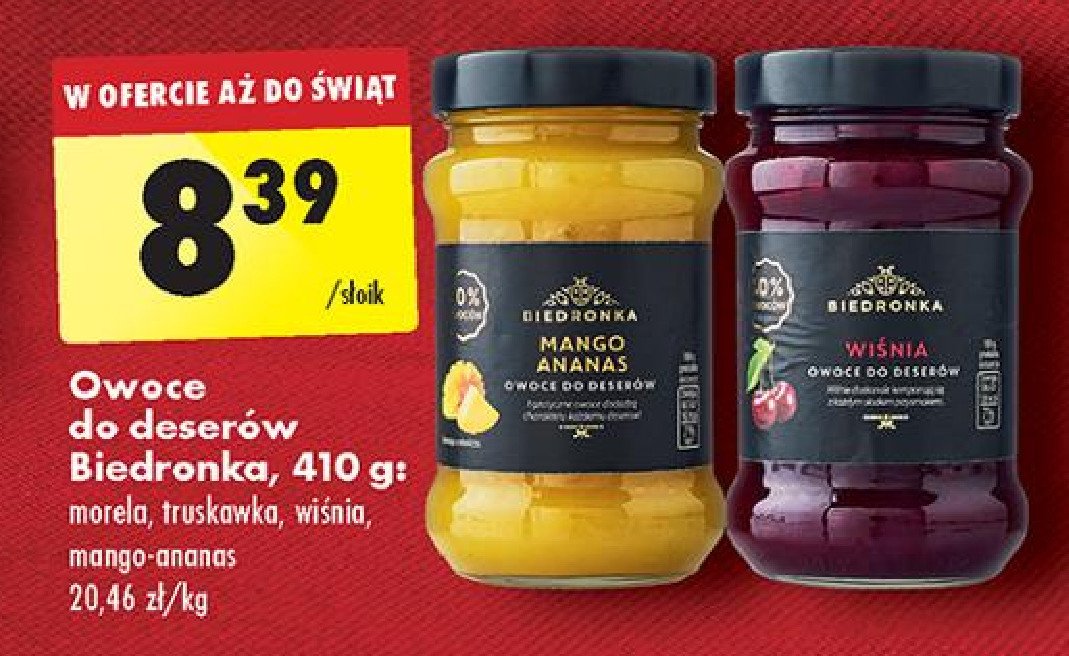 Mango-ananas Biedronka promocja