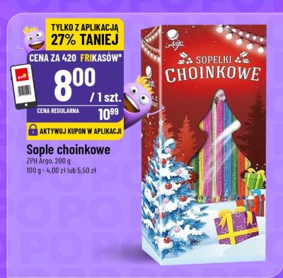 Sople choinkowe Zofi Argo promocja w POLOmarket