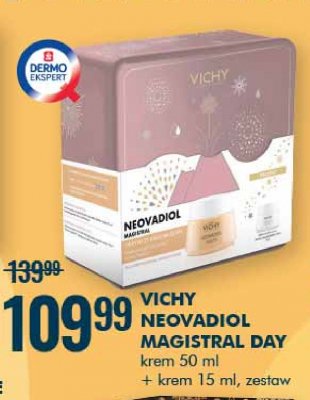 Zestaw w pudełku neovadiol magistral: odżywczy balsam przywracający gęstość skóry 50 ml + krem neovadiol magistral night 15 ml Vichy zestaw promocja