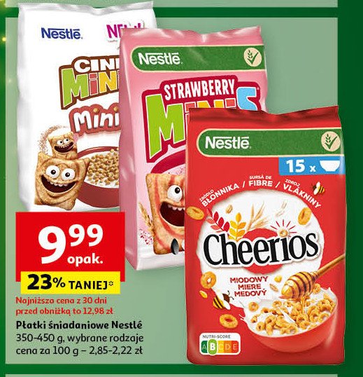 Płatki śniadaniowe minis Cini minis promocja