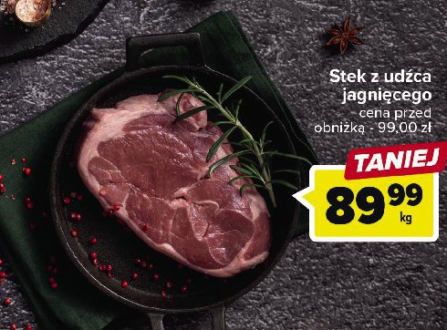 Stek jagnięcy z udźca promocja