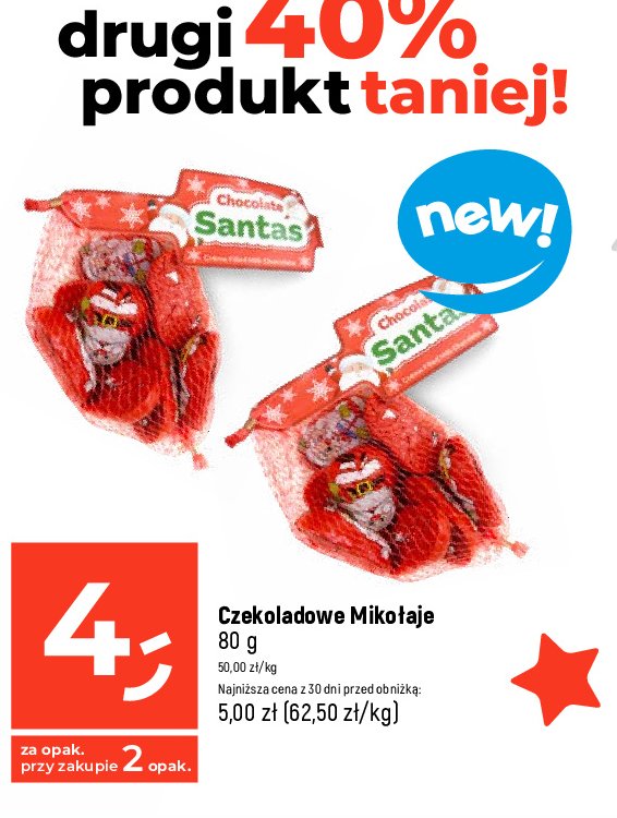 Mikołaj czekoladowy promocja w bi1
