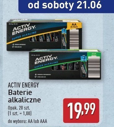Baterie aa Activ energy promocja