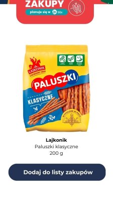 Paluszki klasyczne promocja w Dino