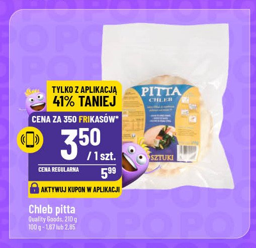 Chleb pitta Quality goods promocja