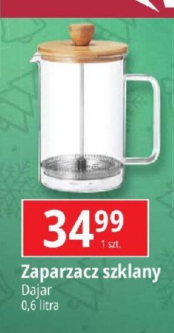 Zaparzacz szklany nordic 600 ml Dajar promocja