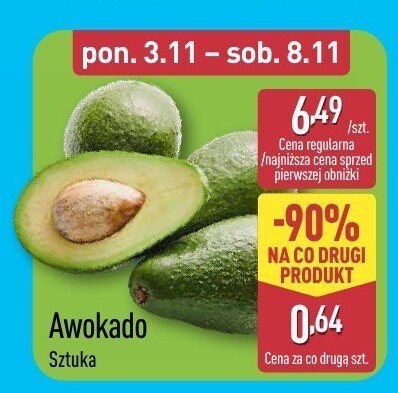 Awokado 1 szt. promocja w Aldi