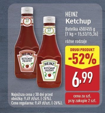 Ketchup pikantny Heinz promocja