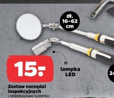 Zestaw narzędzi inspekcyjnych promocja w Netto