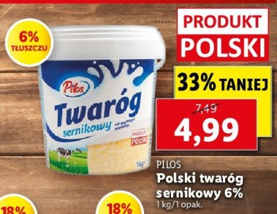 Twaróg sernikowy Pilos promocja