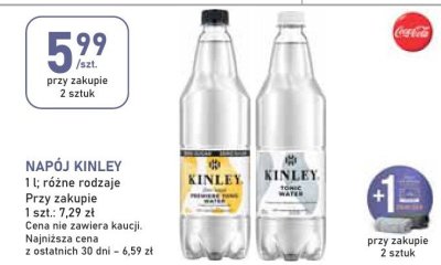 Napój Kinley różne rodzaje promocja w Stokrotka