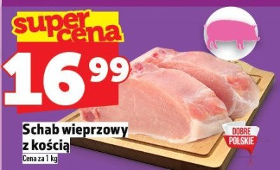 Schab wieprzowy z kością promocja w TOPAZ