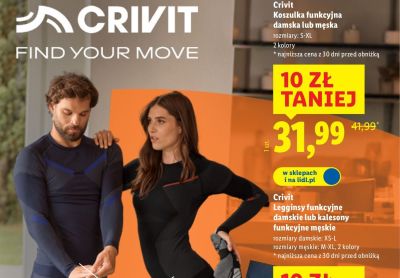 Koszulka funkcyjna damska  promocja w Lidl