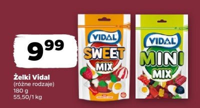 Żelki Vidal (różne rodzaje) promocja w Netto