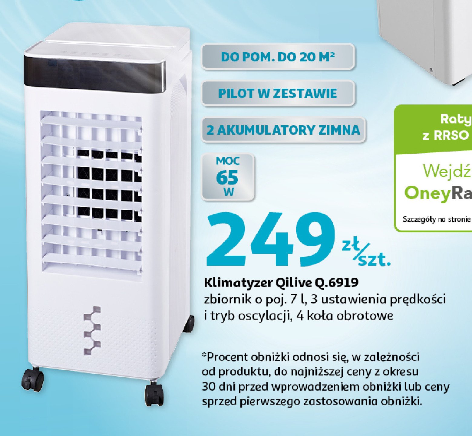 Klimatyzer q.6919 Qilive promocja
