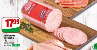 Mielonka Tyrolska AGRO Rydzyna 1 kg promocja w Dino