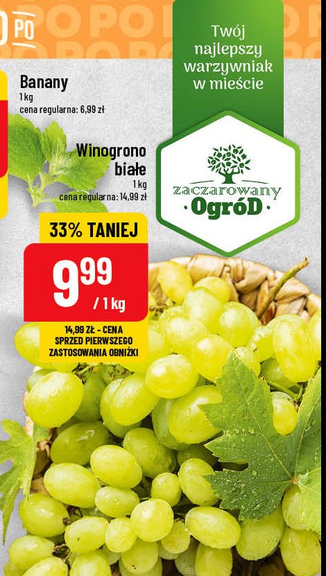 Winogrona bia艂e Zaczarowany ogr贸d promocja