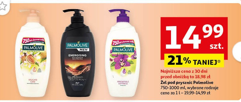 Żel pod prysznic delicate care Palmolive naturals promocja