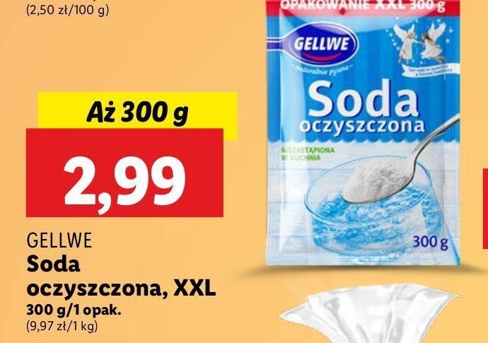 Soda oczyszczona Gellwe promocja