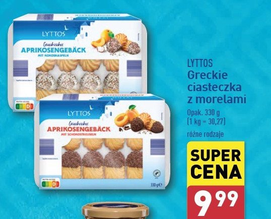 Ciasteczka z morelami Lyttos promocja