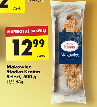 Makowiec Słodka kraina promocja w Biedronka