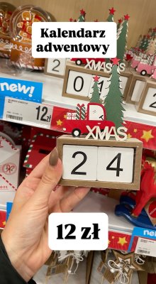 Kalendarz adwentowy  promocja w Dealz