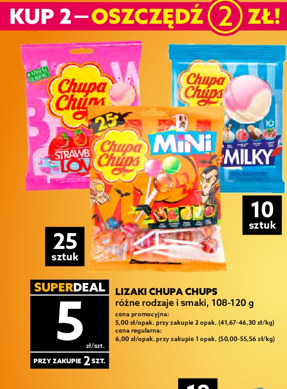 Lizaki Chupa chups mini promocja