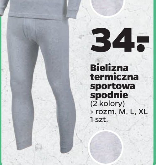 Spodnie termiczne m臋skie promocja w Jula