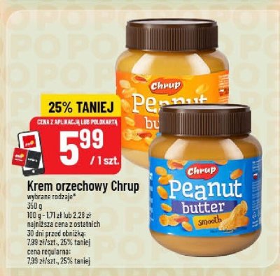 Krem orzechowy Chrup promocja w POLOmarket