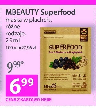 Maska w p艂achcie acai & blueberry promocja