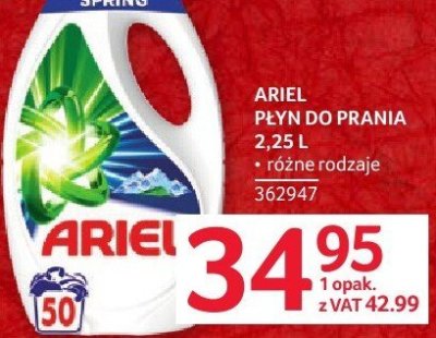 Płyn do prania Ariel 2,25 L promocja w Selgros