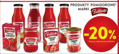 Koncentrat pomidorowy Pudliszki promocja w Intermarche