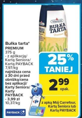 Bułka tarta PREMIUM 375 g promocja w Carrefour
